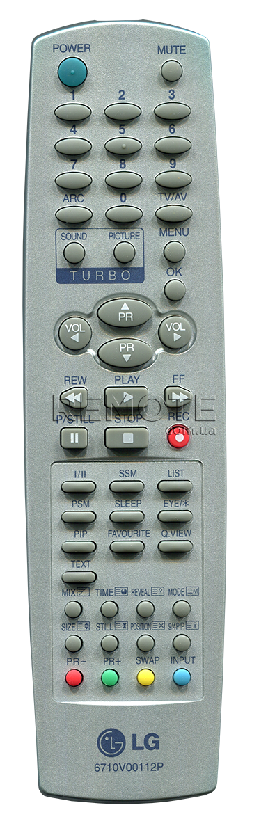 LG 6710V00112P [TV] оригинальный пульт ДУ  для телевизора - магазин Remote - Фото 1