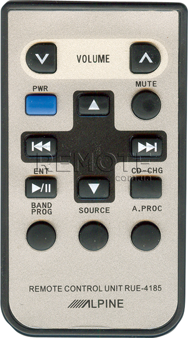 ALPINE AUTO/MP3 RUE-4185 [AUTO] пульт ДК для автомагнітол автомобільних TV/DVD систем - магазин Remote - Фото 1