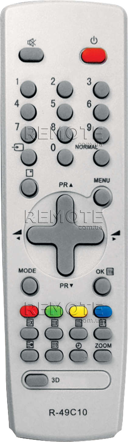 DAEWOO R-49C07 / R-49C10 [PLASMA, LCD TV] пульт ДУ  для телевизора - магазин Remote - Фото 1