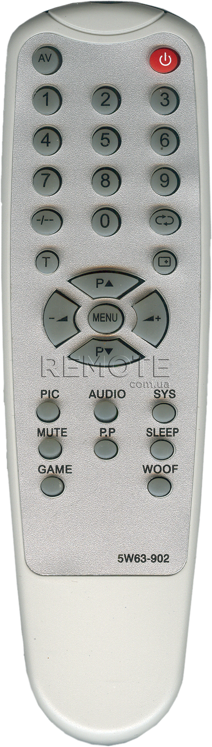 GROL/ AKAI/ HYUNDAY 5W63-902 [TV] пульт ДК  для телевізора - магазин Remote - Фото 1