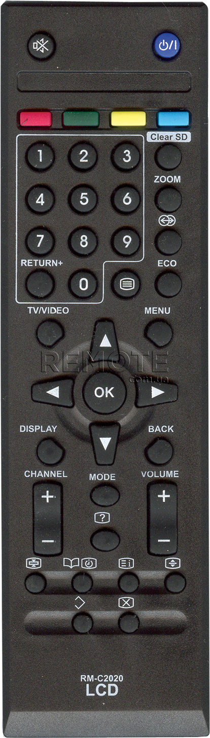 JVC RM-C2020 [PLASMA, LCD] пульт ДК  для телевізора - магазин Remote - Фото 1