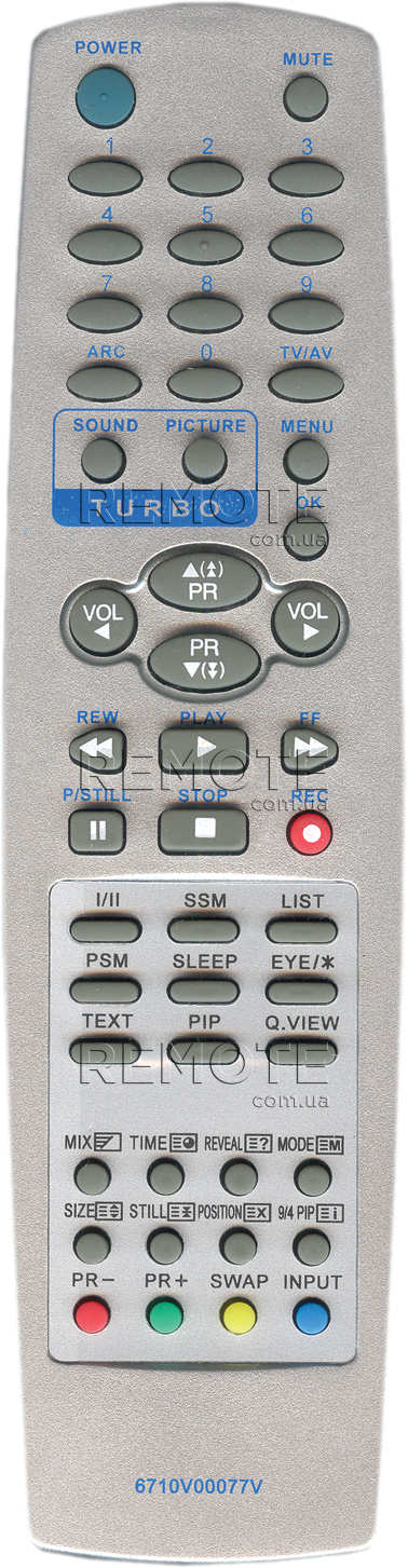 LG 6710V00077V [TV] пульт ДК  для телевізора - магазин Remote - Фото 1