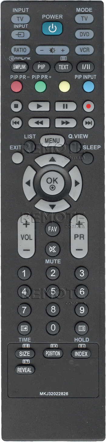 LG MKJ 32022826 [PLASMA, LCD TV] пульт ДК  для телевізора - магазин Remote - Фото 1