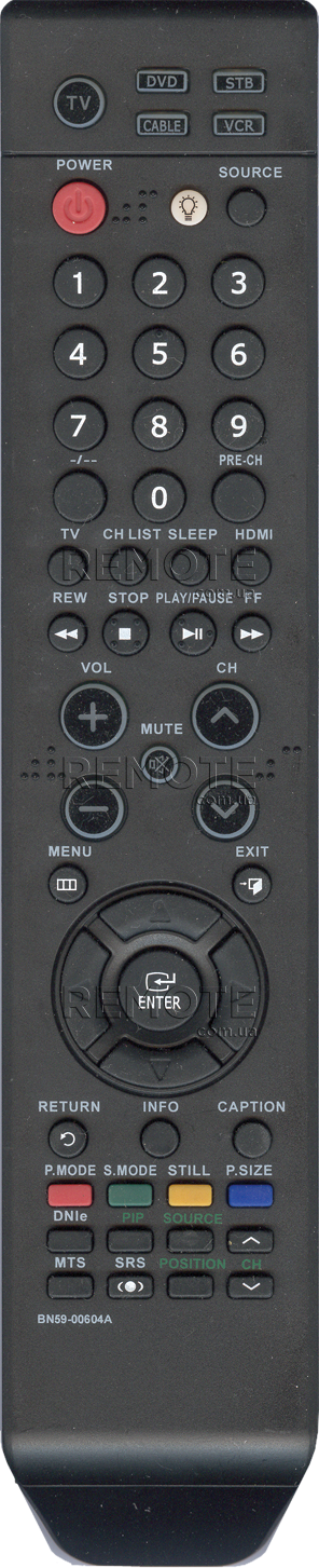SAMSUNG BN59-00604A [TV] пульт ДК  для телевізора - магазин Remote - Фото 1