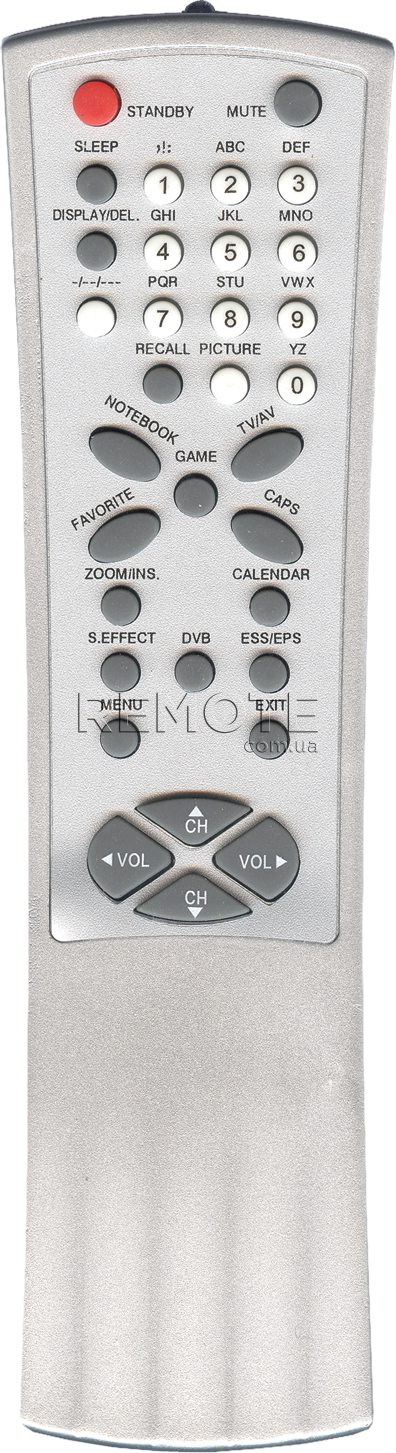 SATURN/TCL/SHIVAKI RMB2X кн.DVB [TV] пульт ДК  для телевізора - магазин Remote - Фото 1