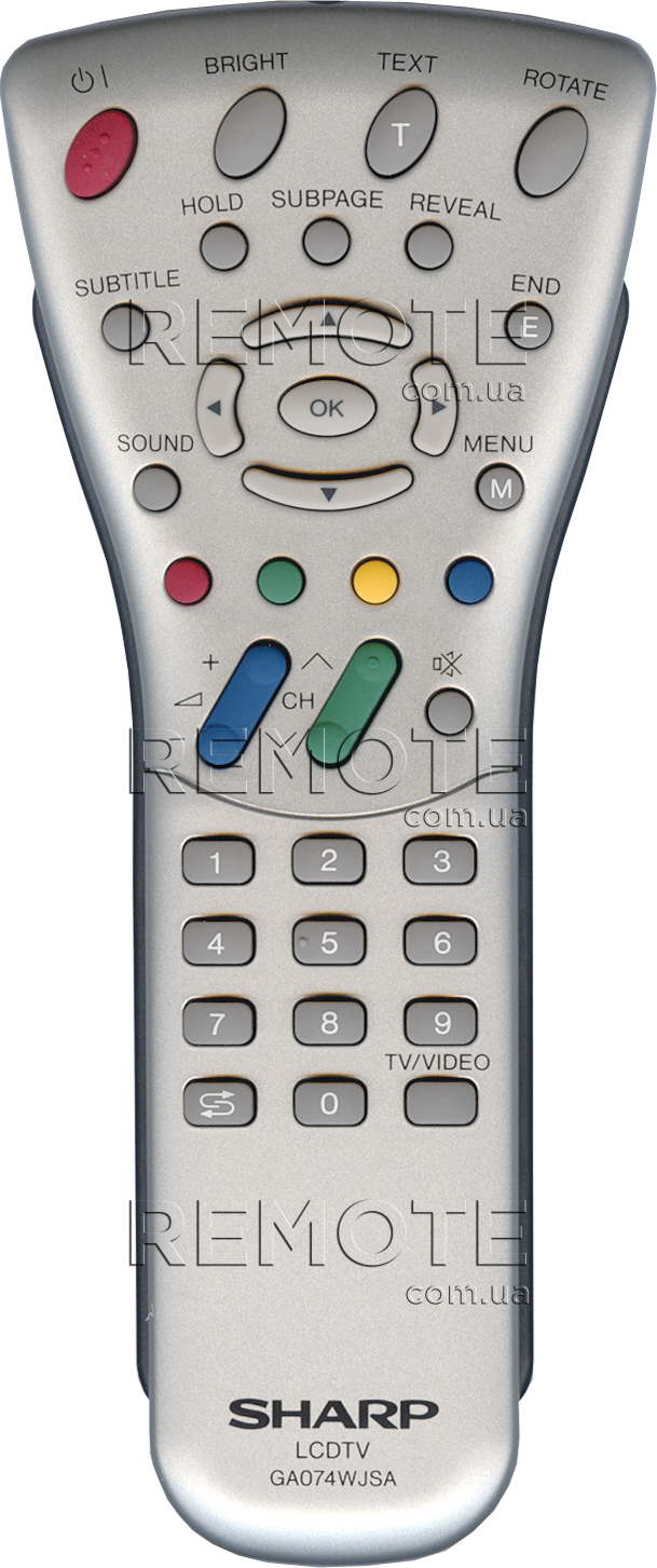 SHARP GA074WJSA AQUA [PLASMA, LCD TV] пульт ДК  для телевізора - магазин Remote - Фото 1