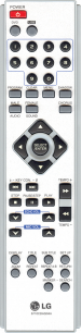 LG 6710CDAG04A dvd+karaoke [DVD system] пульт ДУ для DVD  и домашних кинотеатров - магазин Remote - Фото 1