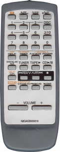 PANASONIC N2QAGB000018 муз.ц.5диск [AUX] пульт ДУ для музыкальных центров и аудио техники - магазин Remote - Фото 1