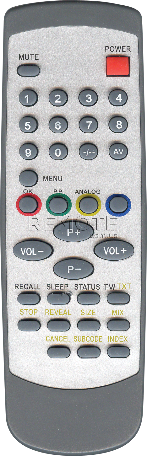 AKIRA ABL-30 / DAEWOO ABL-30 / YUMATU ABL-30 / ANALOG ABL-30 [TV] пульт ДК  для телевізора - магазин Remote - Фото 1