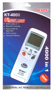 KT- 4000 универсальный программируемый [UNIVERSAL for Conditioner] пульт ДУ для кондиционеров - магазин Remote - Фото 1