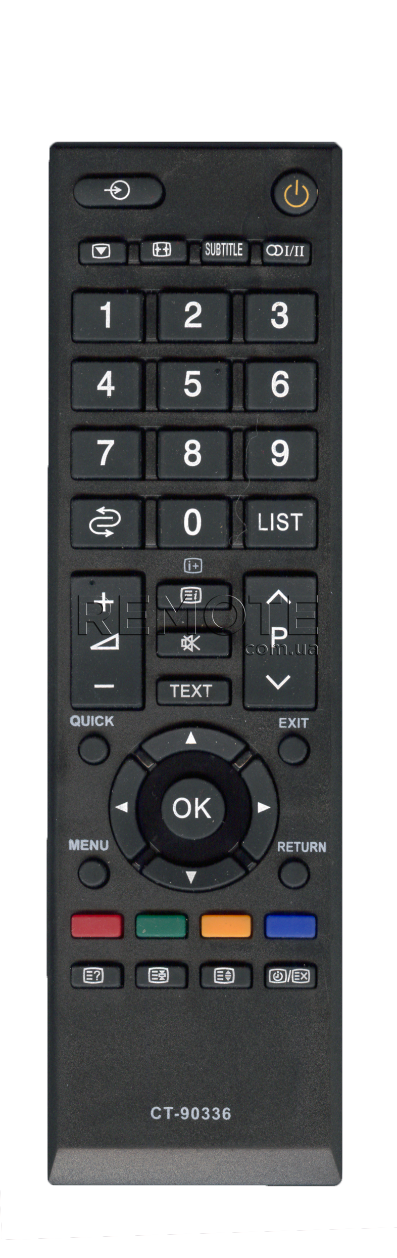 TOSHIBA CT-90336 [PLASMA, LCD TV] пульт ДК  для телевізора - магазин Remote - Фото 1