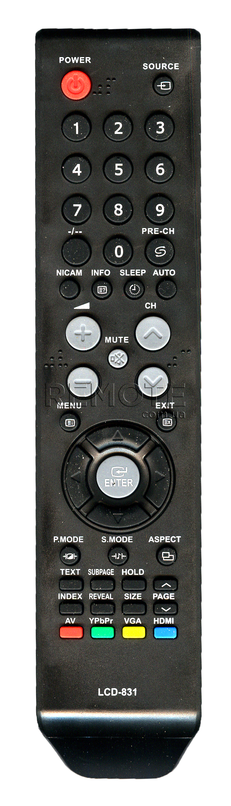 SHIVAKI LCD-831 [LCD TV] пульт ДК  для телевізора - магазин Remote - Фото 1