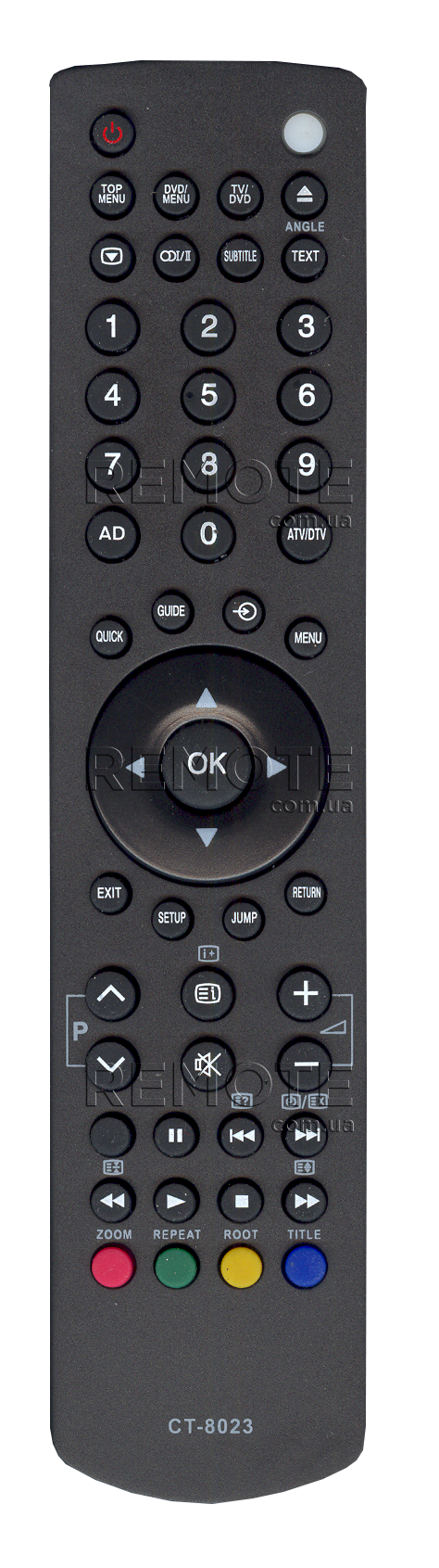 TOSHIBA CT-8023 [LCD, TV+DVD] пульт ДК  для телевізора - магазин Remote - Фото 1