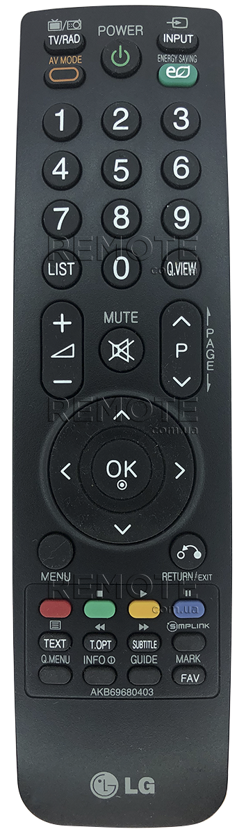 LG AKB69680403 [TV] оригинальный пульт ДУ  для телевизора - магазин Remote - Фото 1