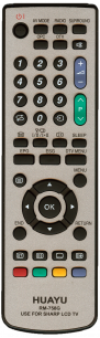 HUAYU SHARP RM-758G TV универсальный [UNIVERSAL] оригинальный пульт ДУ универсальные - магазин Remote - Фото 1