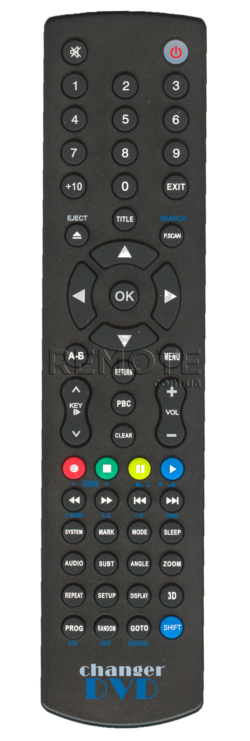 CHANGER DVD [UNIVERSAL] оригінальний пульт ДК універсальні - магазин Remote - Фото 1