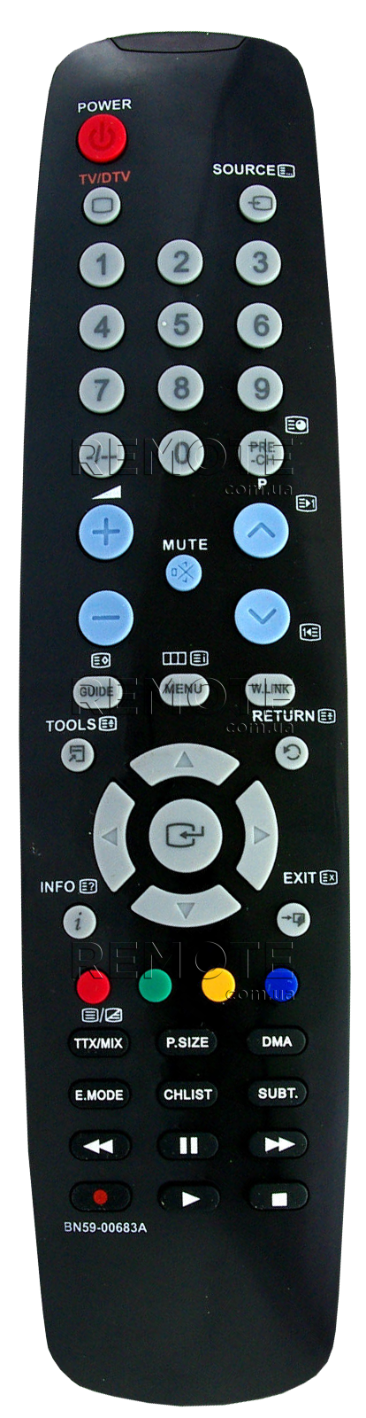 SAMSUNG BN59-00683A [PLASMA, LCD TV] пульт ДК  для телевізора - магазин Remote - Фото 1