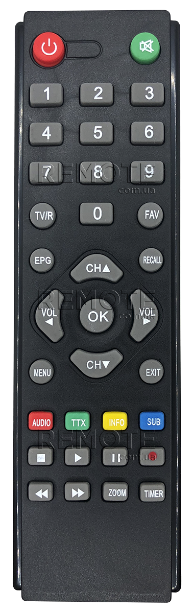 uClan T2 HD SE  /  U2C T2 HD INTERNET [DVB-T2] пульт ДК для Т2 тюнера - магазин Remote - Фото 1