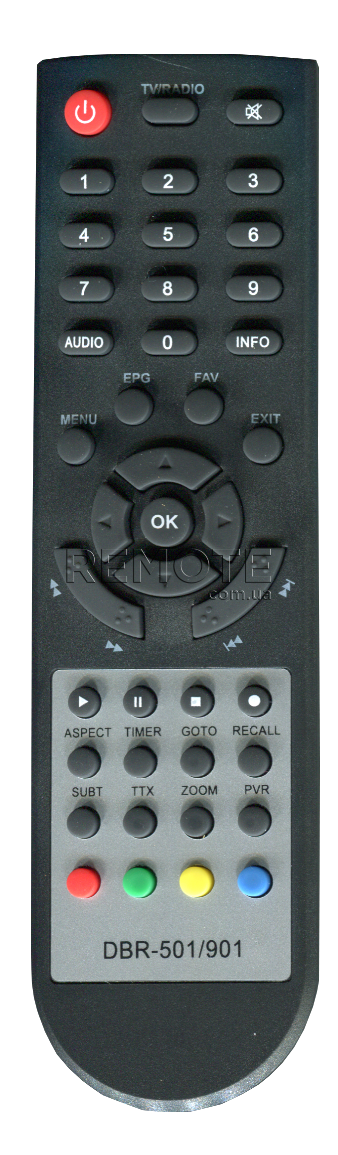 ORTO HD DBR-501 [DVB-S2 SAT] пульт ДК для супутникових та кабельних тюнерів - магазин Remote - Фото 1