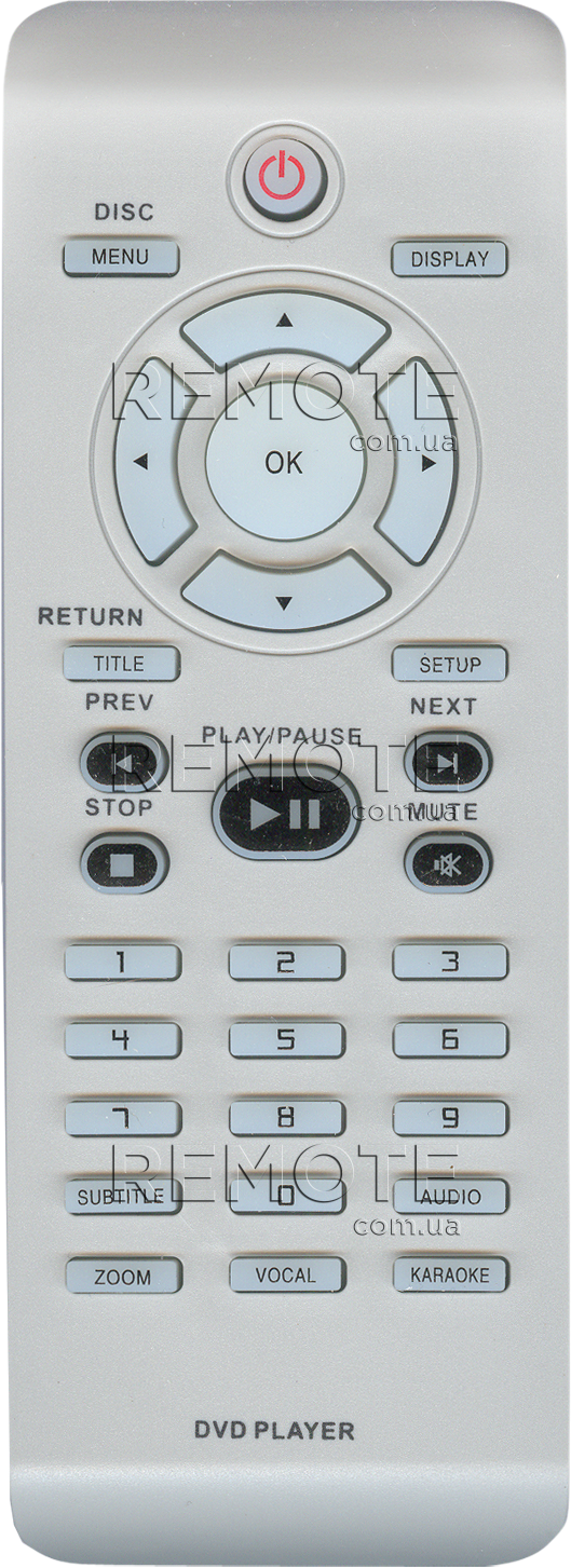 PHILIPS RC-2011 dvd plaer DVP5168 [DVD] пульт ДК для DVD та домашніх кінотеатрів - магазин Remote - Фото 1