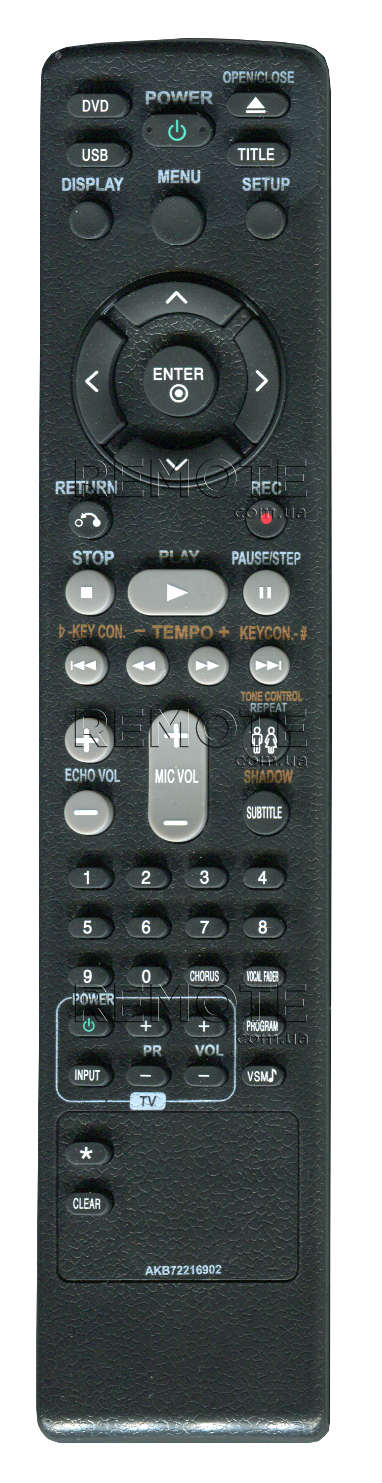 LG AKB72216902 [DVD system] пульт ДК для DVD та домашніх кінотеатрів - магазин Remote - Фото 1