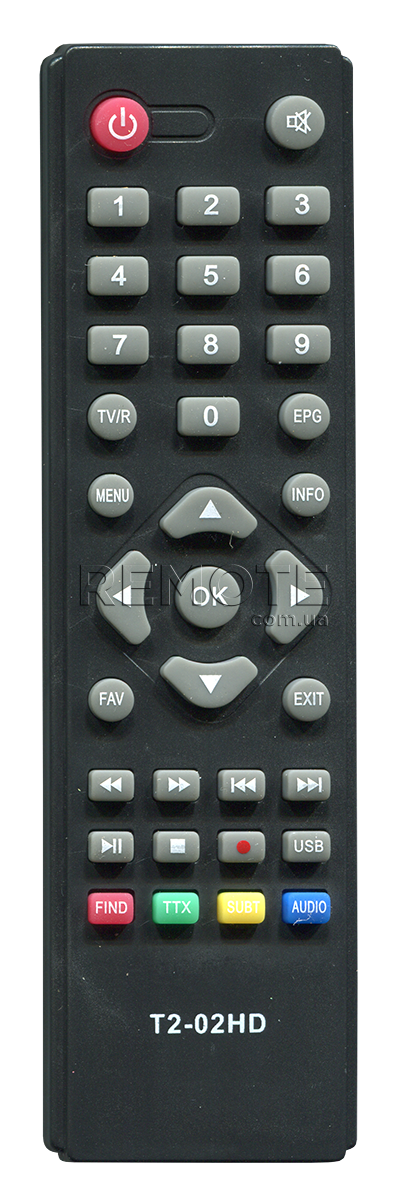 OPENBOX T2 T2-02 HD / T2-04 IR [DVB-T2] пульт ДК для Т2 тюнера - магазин Remote - Фото 1