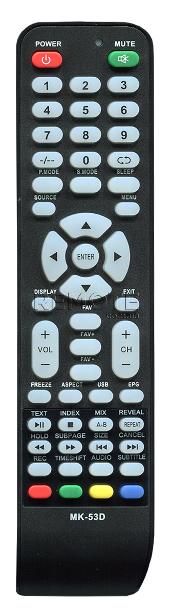 ELENBERG MK-53D [ LED SMART TV] пульт ДК  для телевізора - магазин Remote - Фото 1