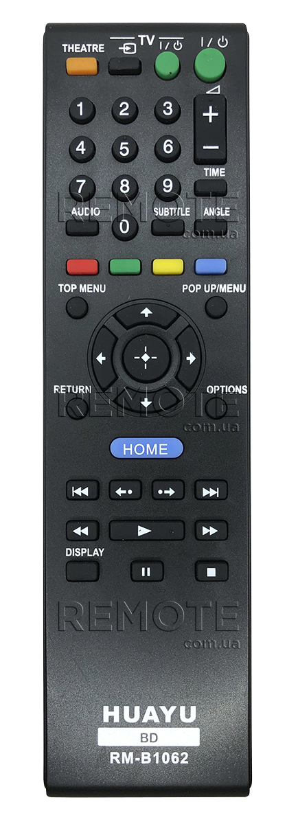 HUAYU SONY RM-B1062 корп RMT-B107P BLU RAY універсальні - магазин Remote - Фото 1