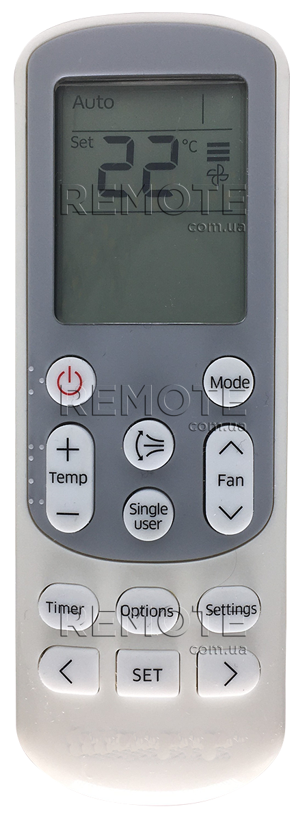 SAMSUNG DB93-15882Q пульт для кондиціонера [Conditioner] пульт ДК для кондиціонерів - магазин Remote - Фото 1
