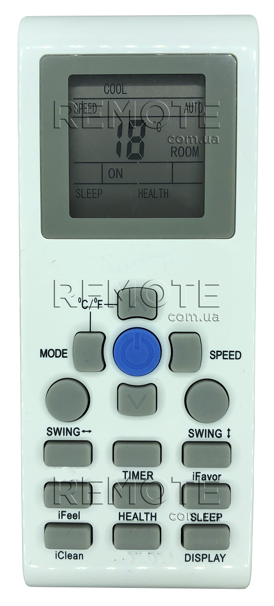 AUX YKR-P/001E / AUX YKR-P/002E /AUX YKR-P/003E [Conditioner] пульт ДК для кондиціонера для кондиціонерів - магазин Remote - Фото 1