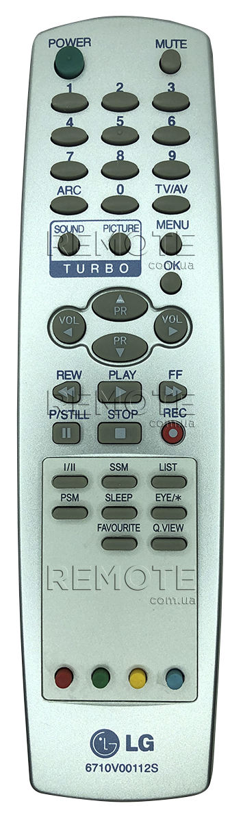 LG 6710V00112S [TV] оригінальний пульт ДК  для телевізора - магазин Remote - Фото 1