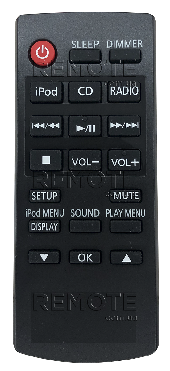 PANASONIC N2QAYC000058 [AUX] пульт ДК для музичних центрів та аудіо техніки - магазин Remote - Фото 1