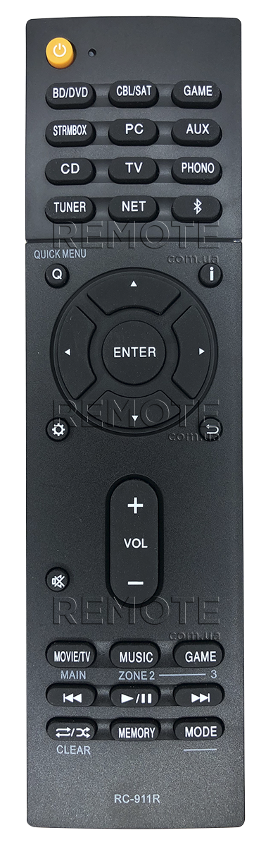 ONKYO RC-911R [A/V RECEIVER] пульт ДУ для музыкальных центров и аудио техники - магазин Remote - Фото 1
