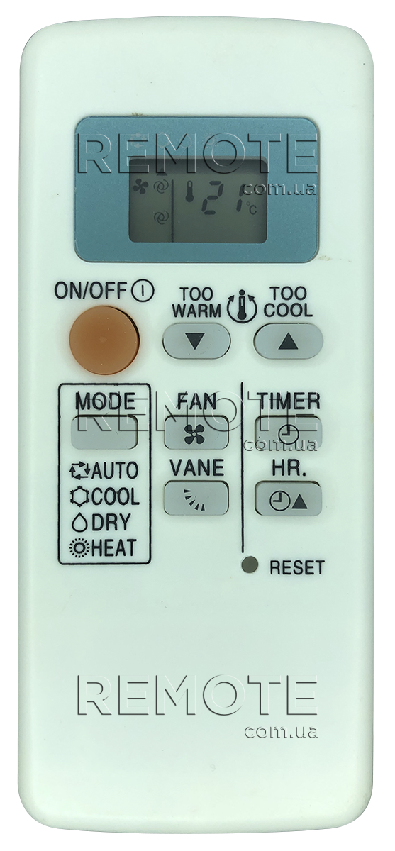 Mitsubishi ELECTRIC QP06AS-QP06BS-AP06ES-QD08AS-D08BS пульт для кондиціонера [Conditioner] пульт ДК для кондиціонерів - магазин Remote - Фото 1