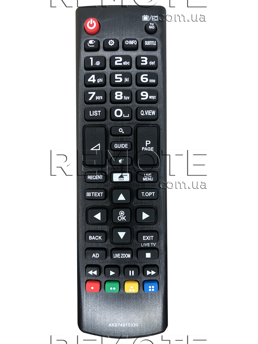 LG AKB74915330 [LCD TV] пульт ДУ  для телевизора - магазин Remote - Фото 1