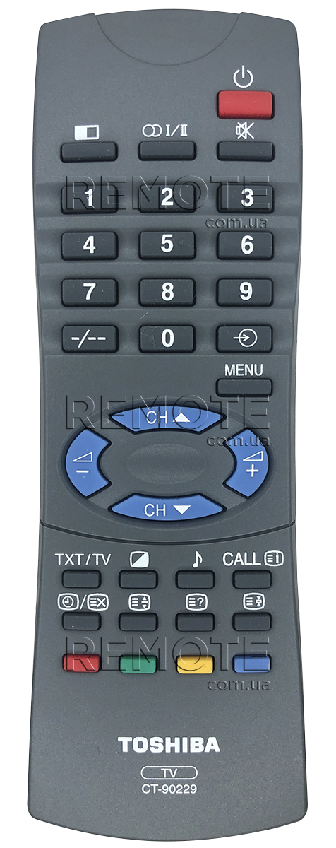 TOSHIBA CT-90229 [TV] оригінальний пульт ДК  для телевізора - магазин Remote - Фото 1