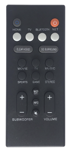 YAMAHA YAS-209 SOUNDBAR пульт ДУ для акустических систем саундбар - магазин Remote - Фото 1
