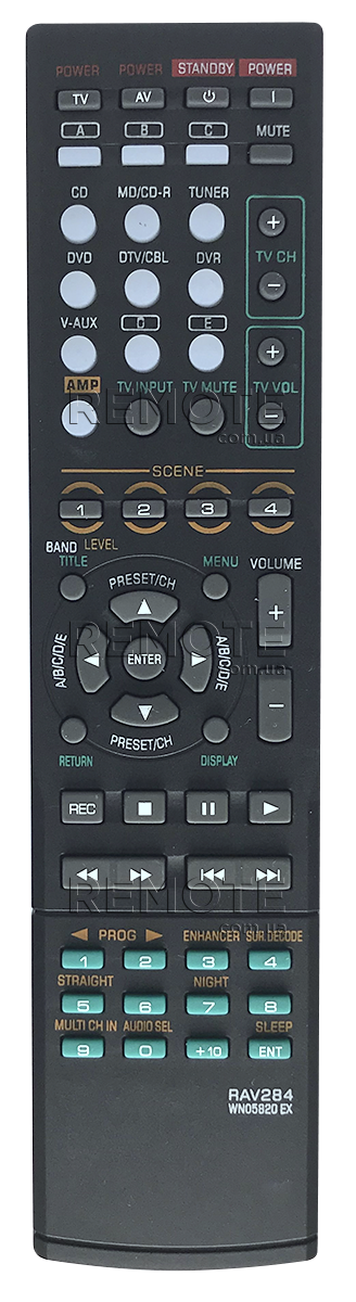 Yamaha RAV284 WN05820EX  [A/V RECEIVER] пульт ДУ для музыкальных центров и аудио техники - магазин Remote - Фото 1