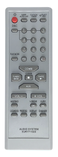 Panasonic EUR7711020 музыкальный центр 5дисков  [AUX] пульт ДУ для музыкальных центров и аудио техники - магазин Remote - Фото 1