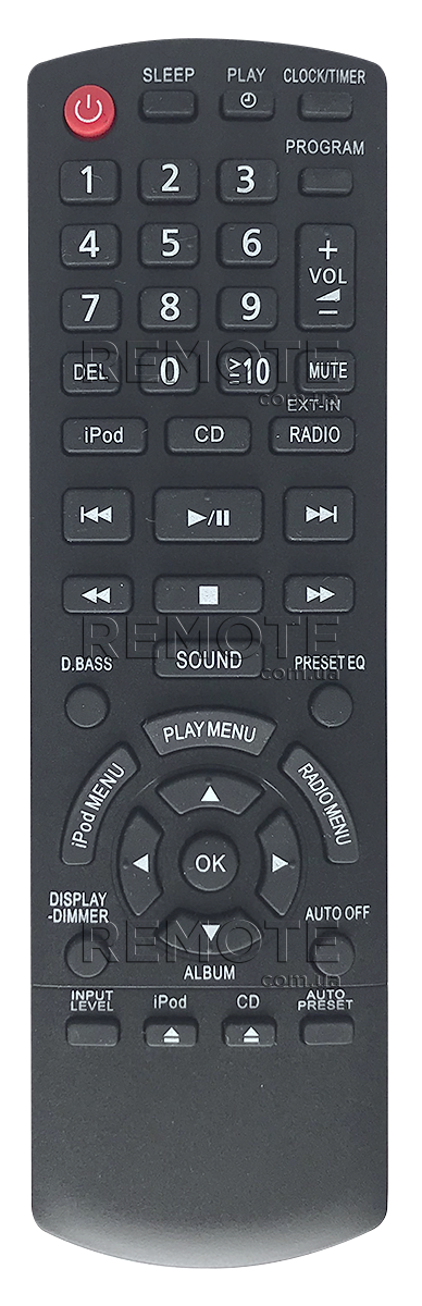 PANASONIC N2QAYB000641 музыкальный центр [AUX] пульт ДУ для музыкальных центров и аудио техники - магазин Remote - Фото 1