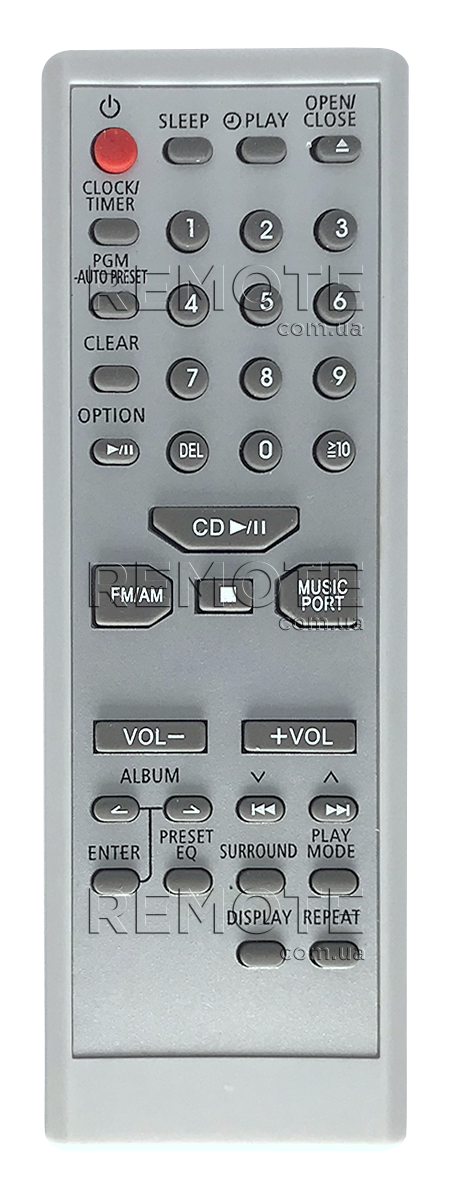PANASONIC N2QAYB000109 музыкальный центр [AUX] пульт ДУ для музыкальных центров и аудио техники - магазин Remote - Фото 1